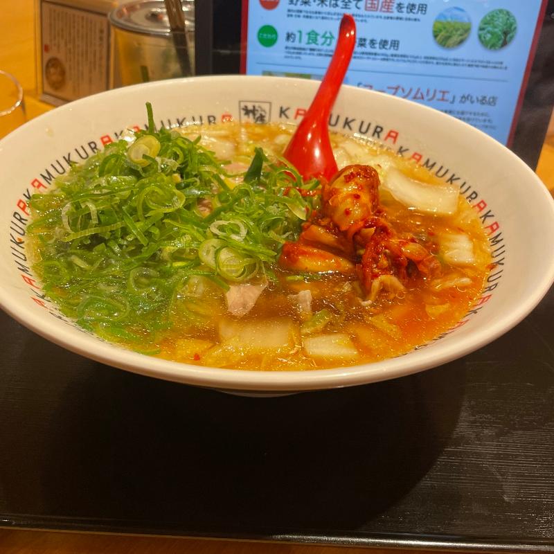 キムチネギラーメン(どうとんぼり神座 阪急西宮ガーデンズ店)