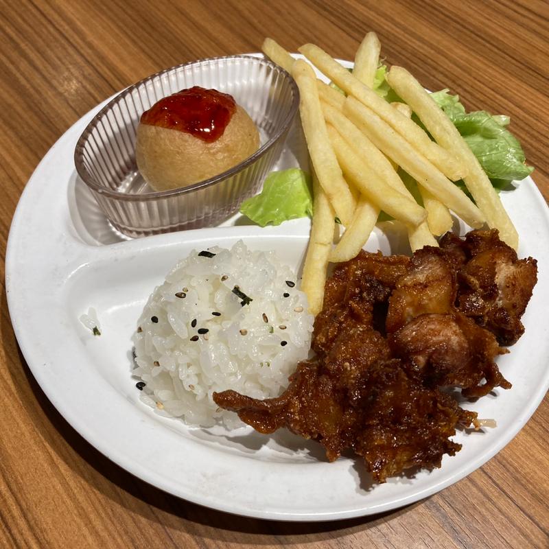 お子様唐揚げセット(ステーキハウス ブロンコビリー 新小岩店)