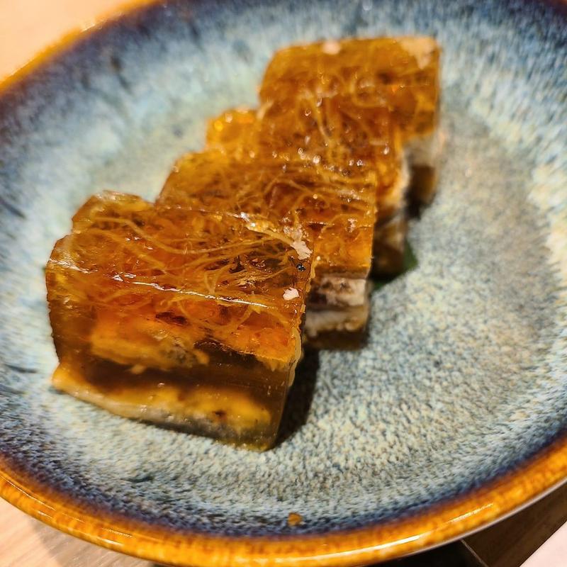 うなぎの煮こごり(うなぎ 成田新川 銀座5丁目店)