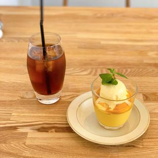 MANGOぷりん(5 waters cafe)