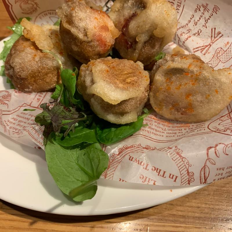 マッシュルームチーズフリット(パスタバル ミキヤズ ぐりぐり)