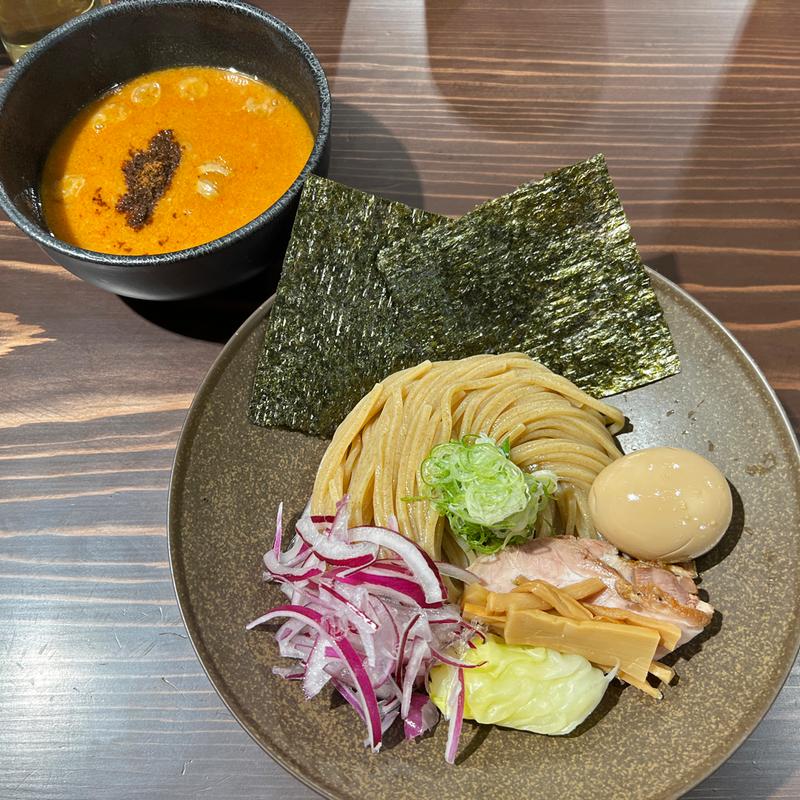 特製もつつけ麺 赤 200g(麺や tetsuji)