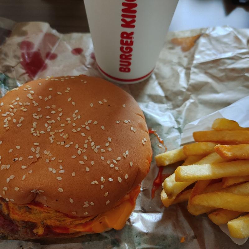 にんにく・ガーリック ダブルラージセット(バーガーキング ニッケコルトンプラザ店)