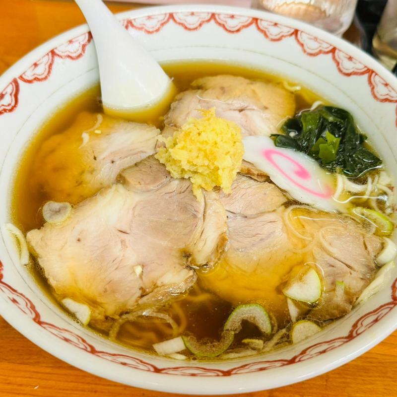 チャーシュー麺＋生姜(春美食堂 東支店)