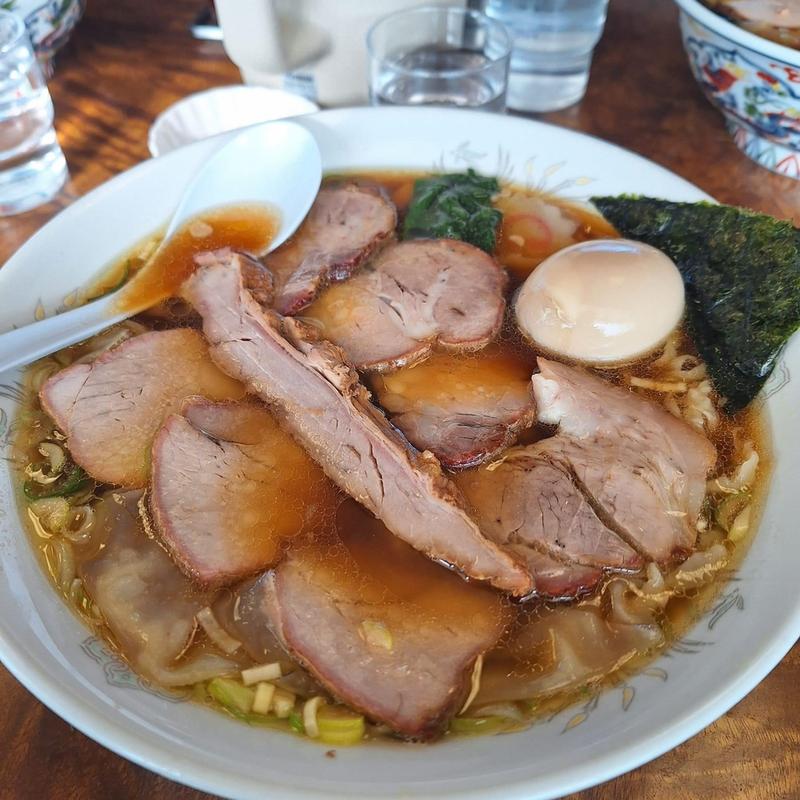 チャーシューワンタン麺(白河手打中華そばえびまさ)