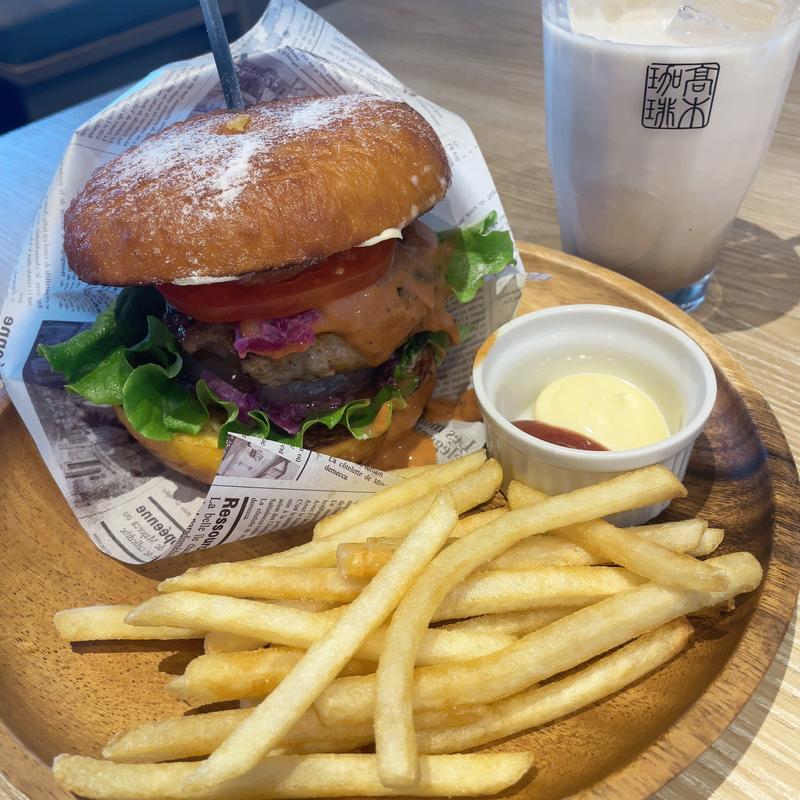 高木ドーナツバーガー(髙木珈琲 イオンタウン松原店)