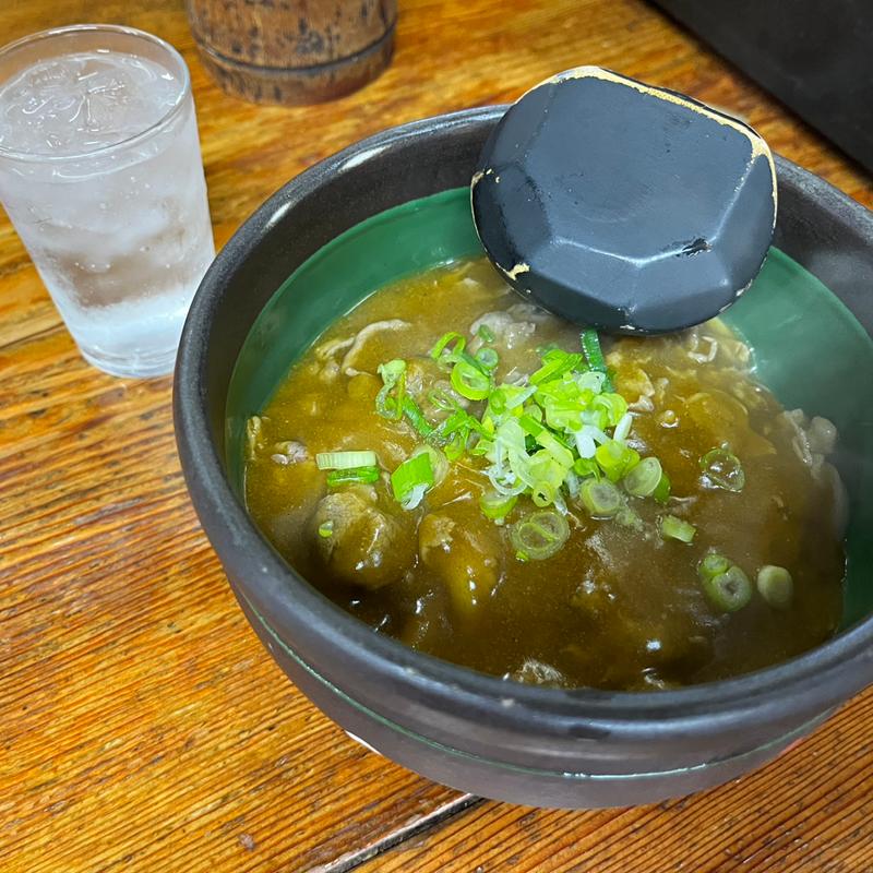 カレーうどん(こんぴらうどん 富士 （ふじ）)