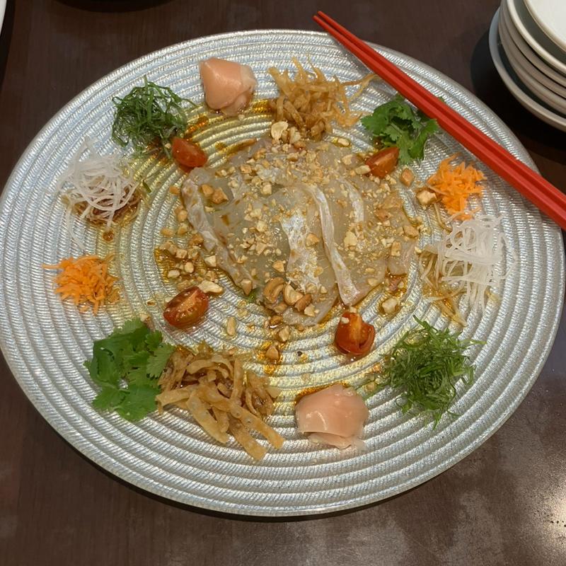 中華風鮮魚のカルパッチョ(中華酒家 福籠)