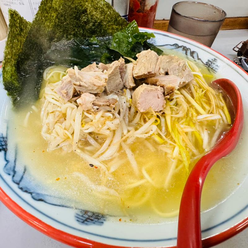ネギ塩ラーメン＋もやし(ラーメンショップ 122号騎西店)
