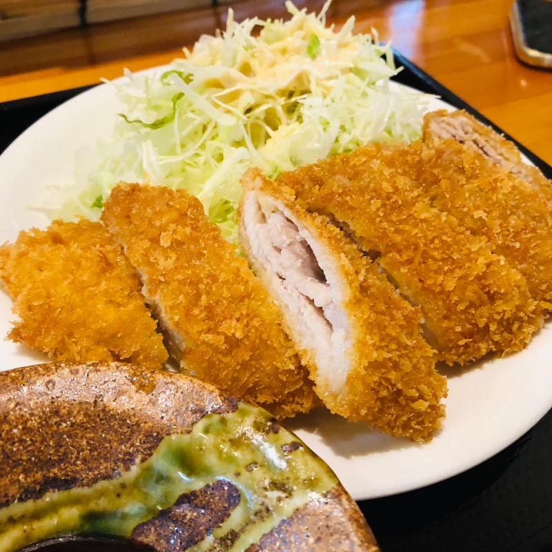 ミルフィーユかつ_刺身定食(ずぼらや四季)