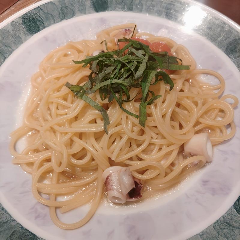 やりいかの明太バターパスタ(鎌倉パスタ グランデュオ蒲田店)