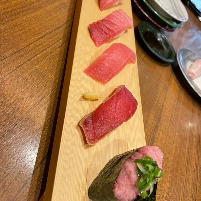 まぐろ尽くし(回転さかなや鮨　魚忠 今池店 （うおちゅう）)