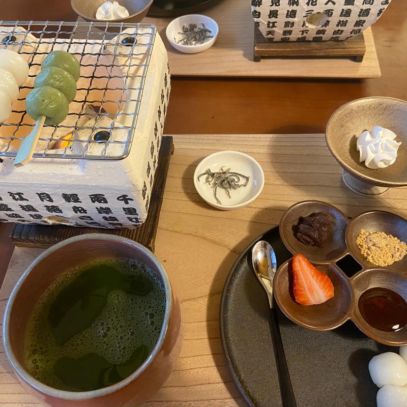 七輪団子(浅草団子茶屋 よつば庵)