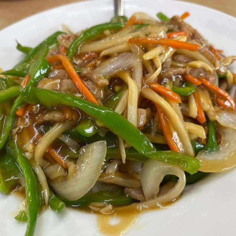 青椒肉絲飯(興福順)