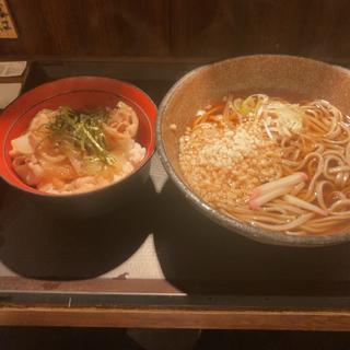 生姜焼き丼セット(さ竹　恵比寿店)