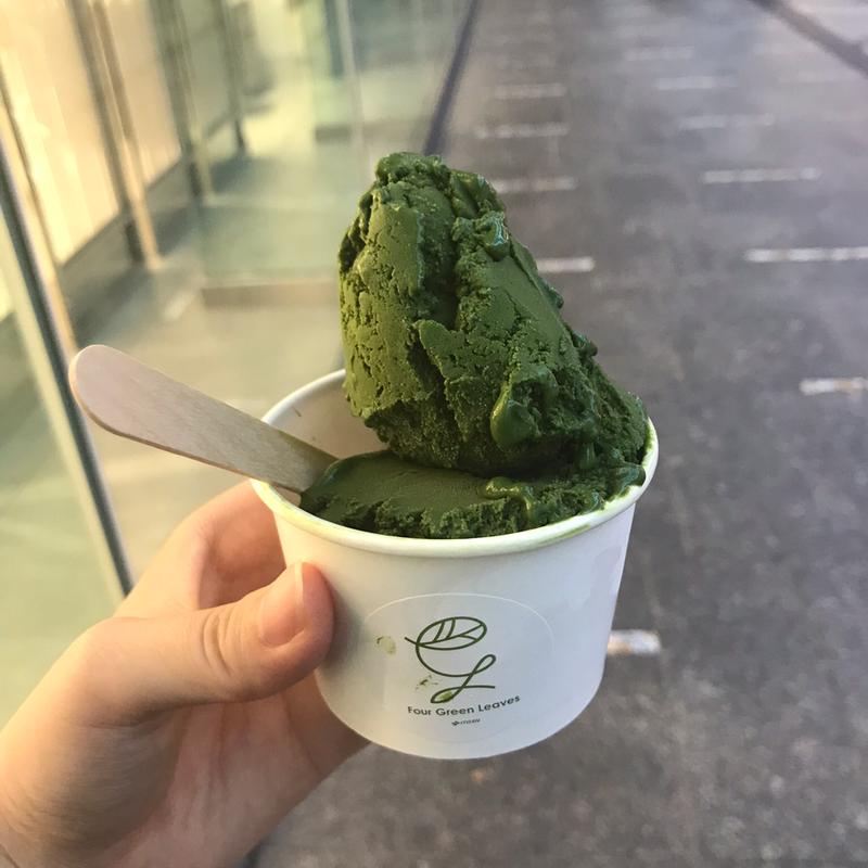 宇治抹茶ジェラート(千歳)(Four Green Leaves ITOEN)