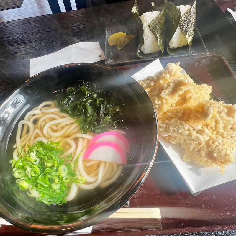 とり天うどん(海宏 自家製麺)