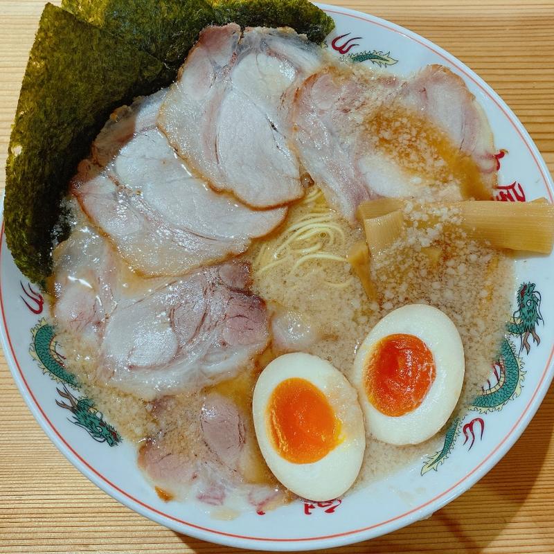 醤油ラーメン全部のせ(ラーメン魁力屋 イオンモール岡崎店)