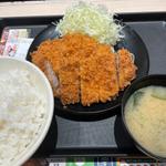 ダブルロースかつ定食(松のや 和歌山太田店)