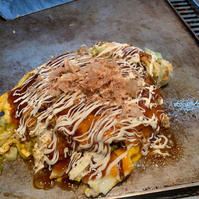 豚油カス玉　卵乗せ(チング)