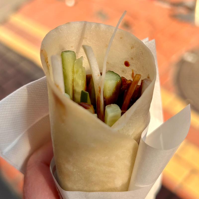 北京ダック(中華街大飯店)