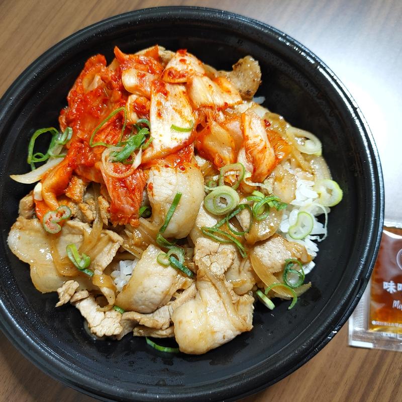 キムチデジカルビ丼 味噌(とんかつ専門店 かさねや市川店)