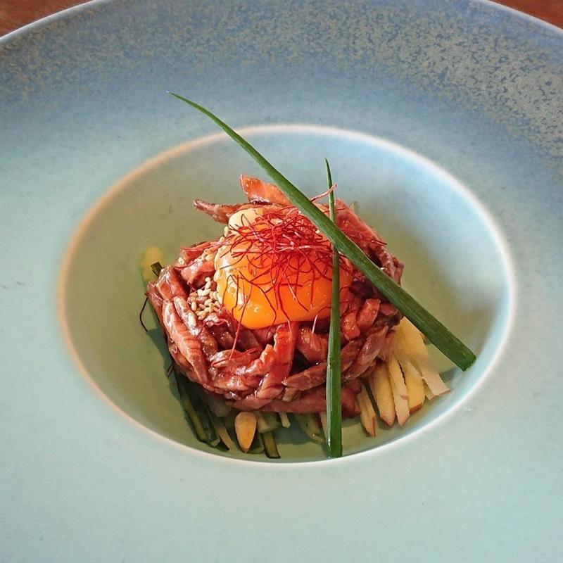 極みユッケ －真空低温調理－(焼肉トラジ たまプラーザテラス店)