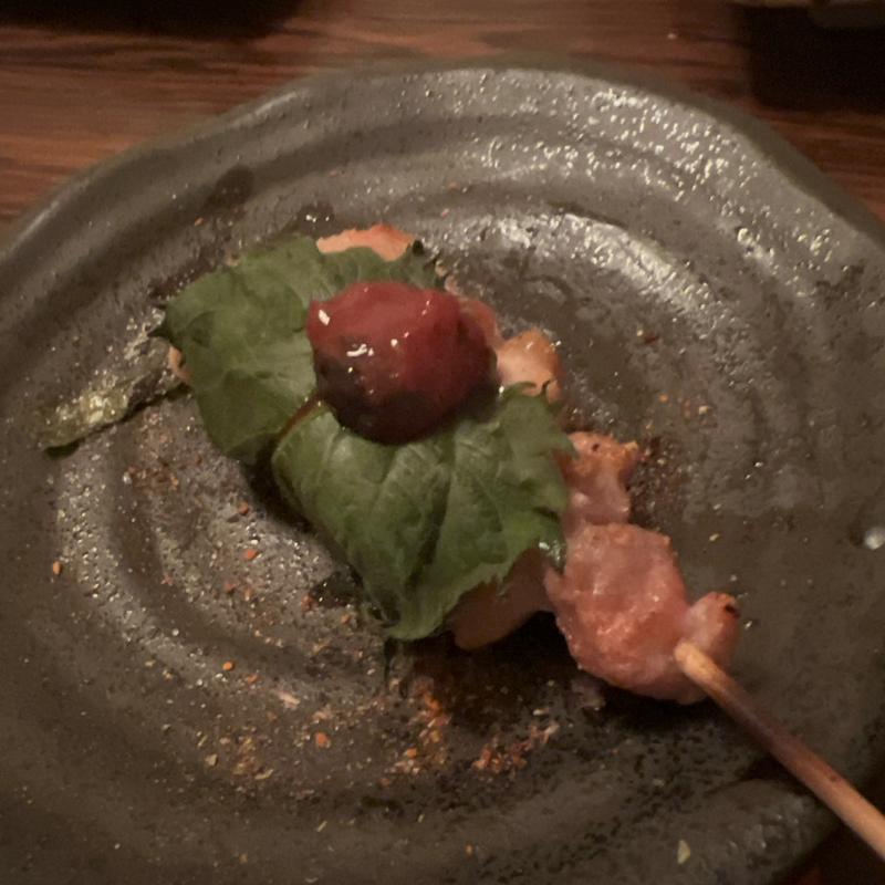 ささみ梅(焼鳥 灯)