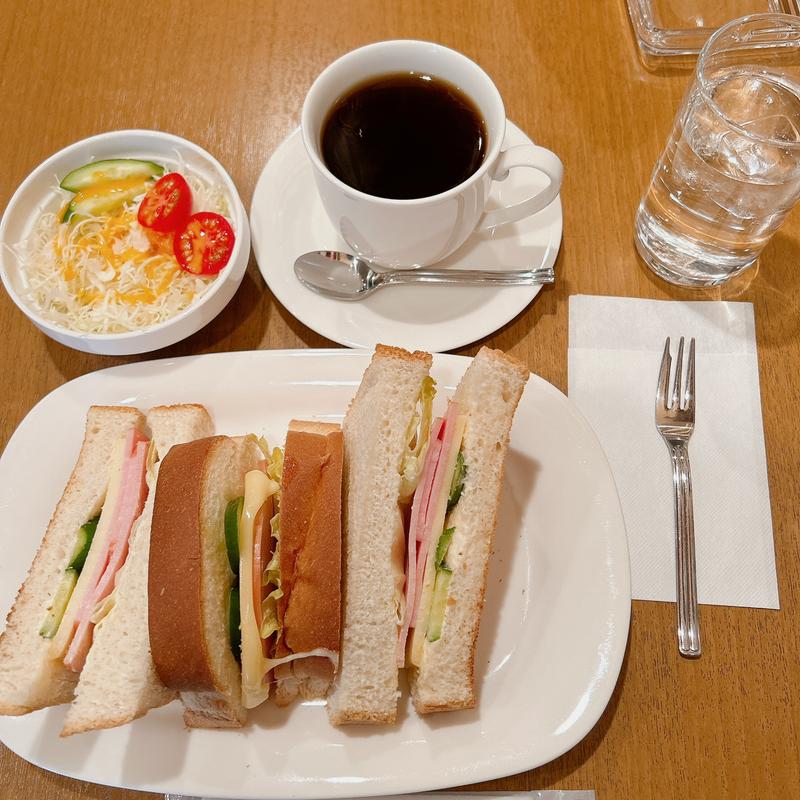 Aセット(ハム&チーズ)(今野珈琲 )