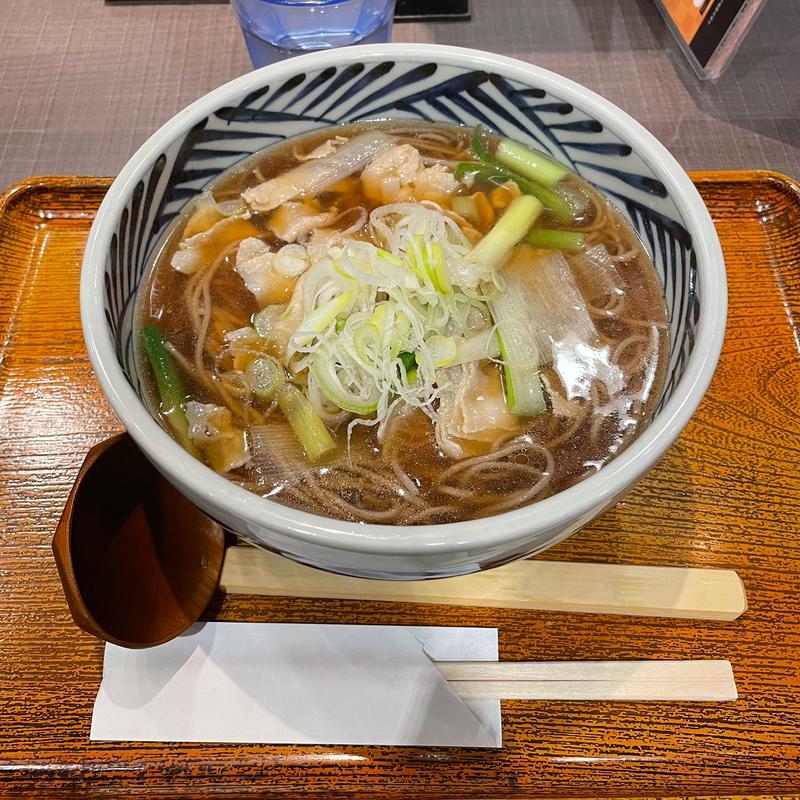 豚にくそば 柚子こしょう風味(おらが蕎麦 博多１番街店)