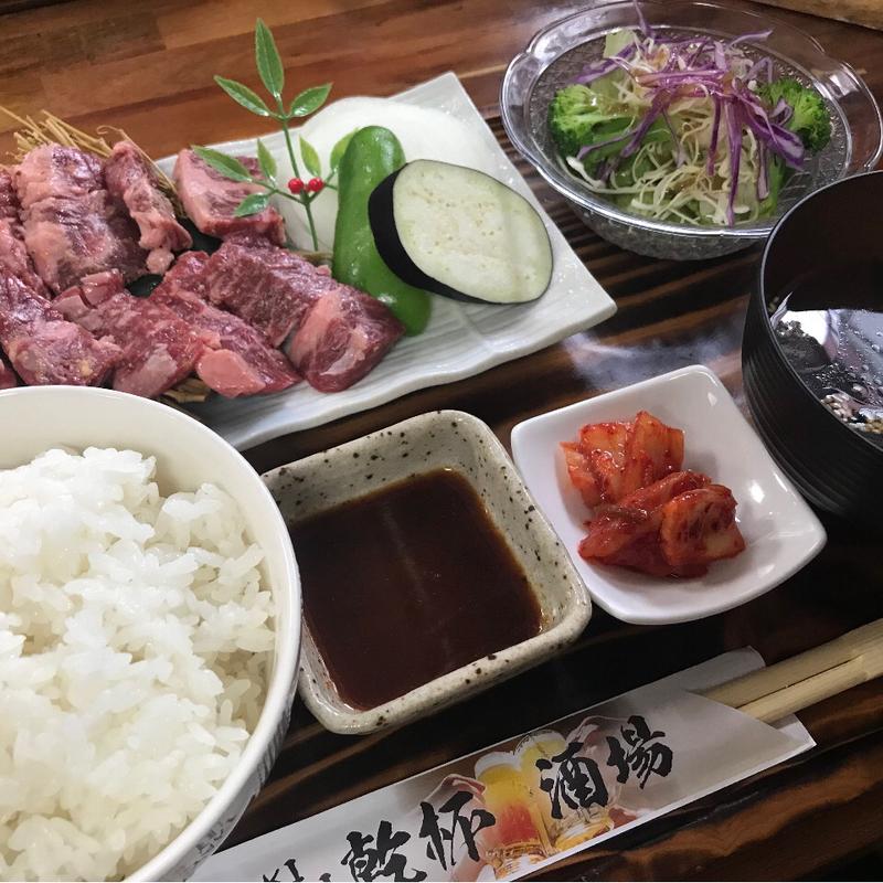 ハラミ焼肉定食(YAKIYAKI乾杯酒場)