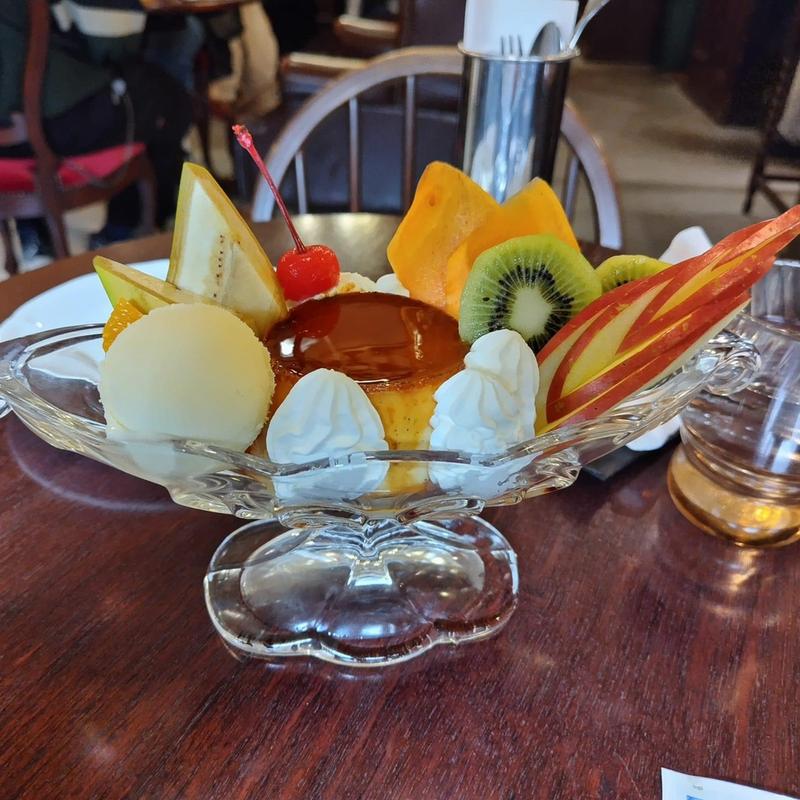 プリンアラモード(喫茶ジェラシー)