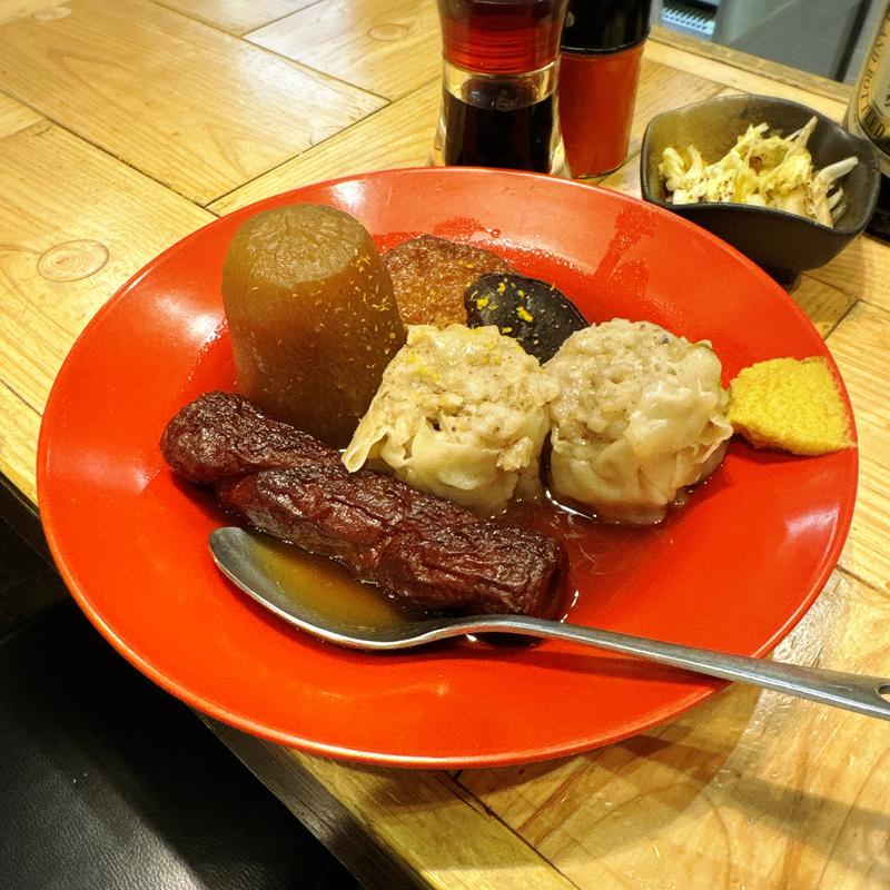 おでん盛合せ(大衆酒場 チャン栓チャン)