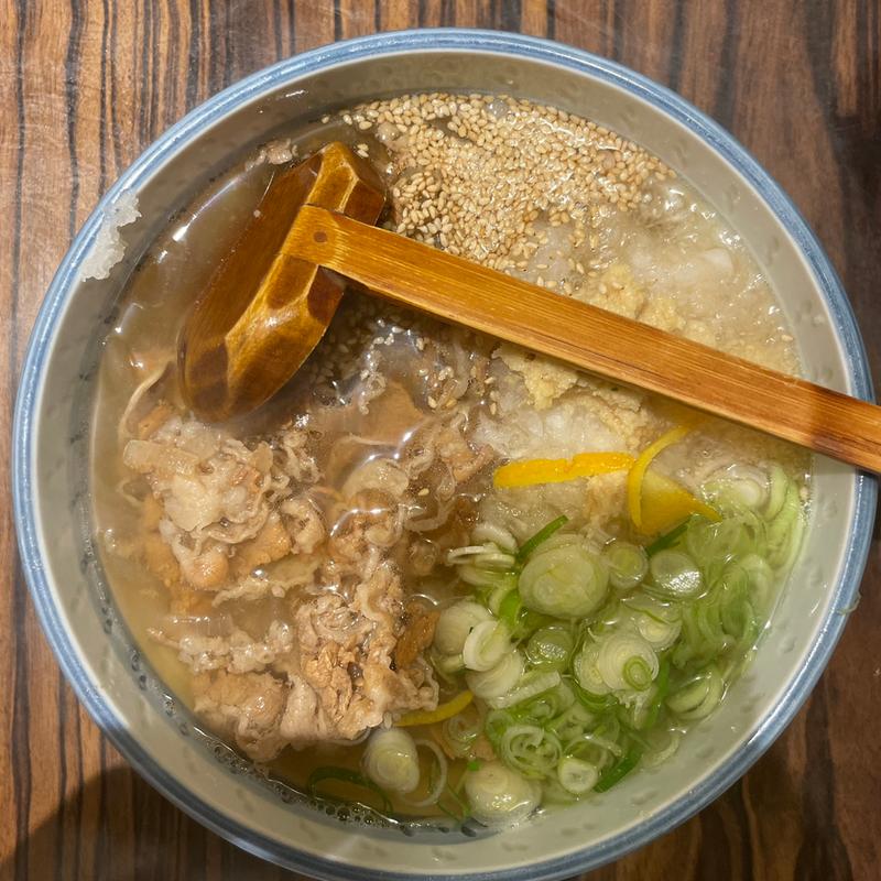 牛肉おろしうどん(ささ吟 （ササギン）)
