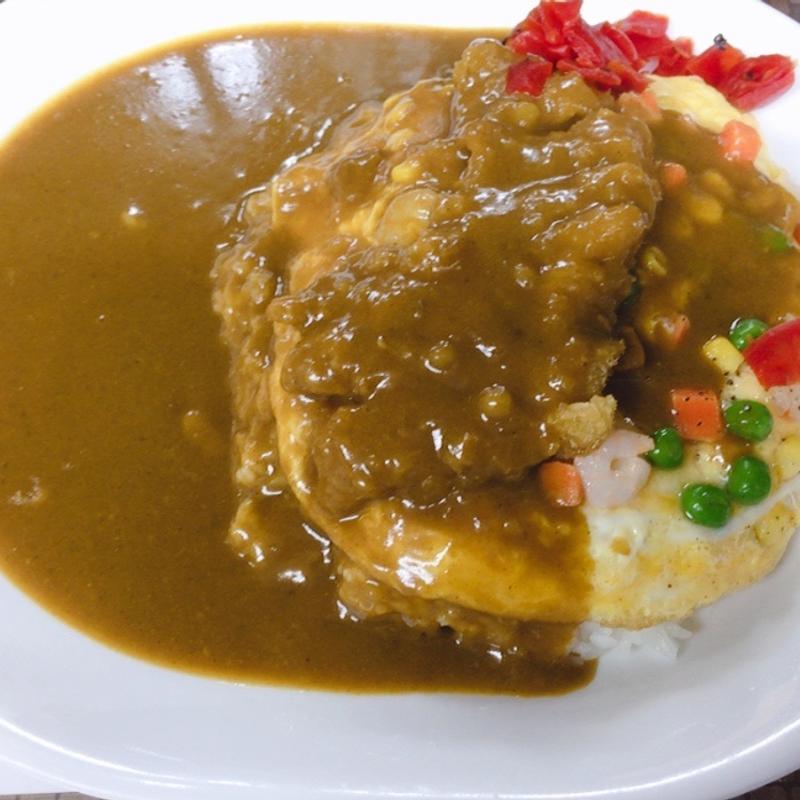 カツ丼カレー(ジャンボカレー)
