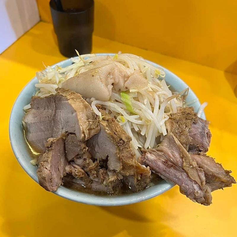 小ラーメン ニンニクアブラまし(ラーメン二郎 八王子野猿街道店２)