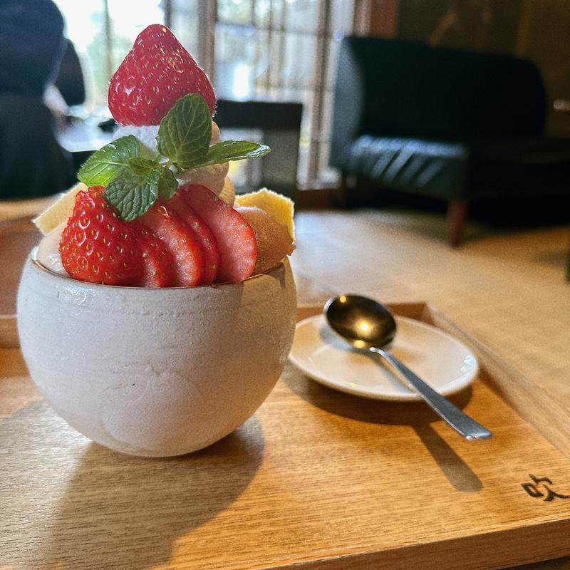 ほっこりいちごのパフェ(吹上の森)