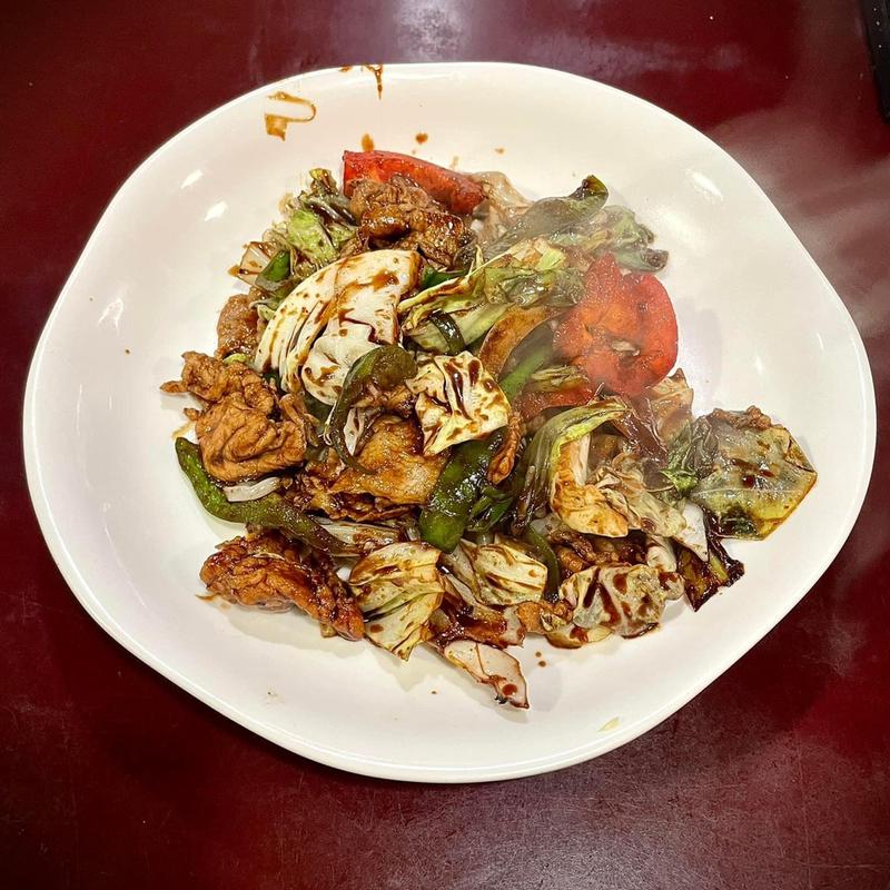 肉キャベツ味噌炒め(大新)