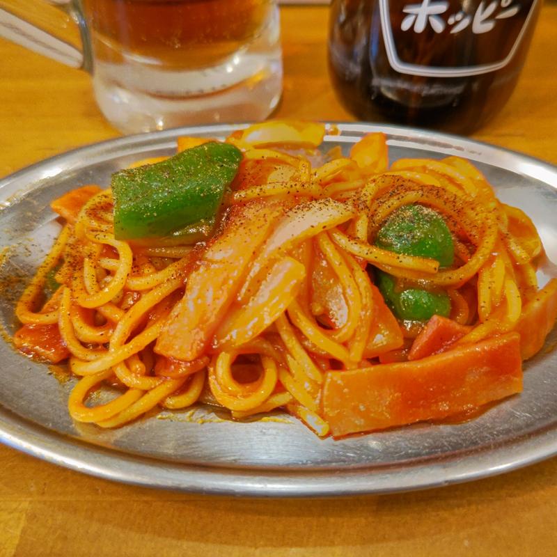 おつまみナポリタン(大衆酒場 ホームベース ぴおシティ桜木町店)