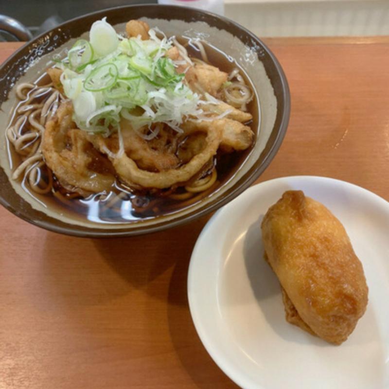 天ぷらそば　いなり(亀有そば)