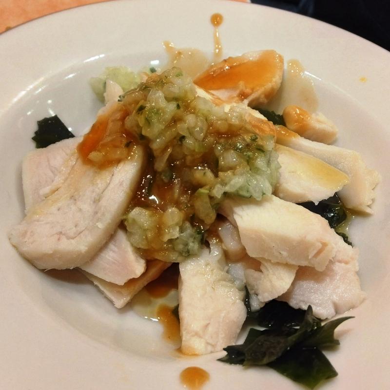 蒸し鶏の香味ソース(サイゼリヤ 新川崎スクエア店)