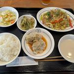  春雨といろいろ野菜の炒め（定食）(中華風食堂 HANA)