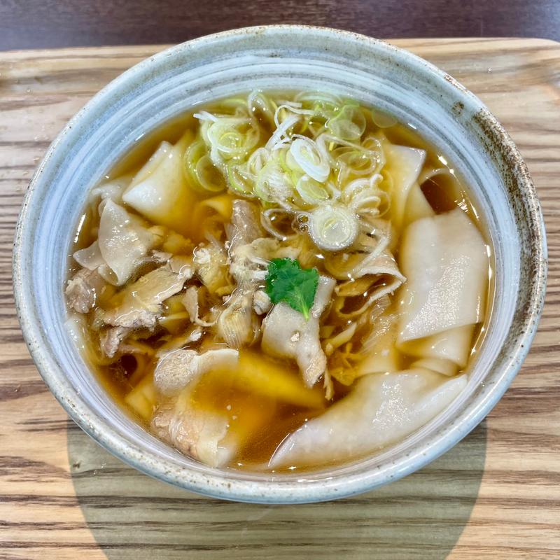 ひもかわうどん(道の駅 草津運動茶屋公園 )
