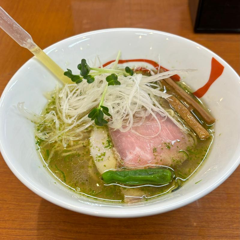 青唐の塩ラーメン(麺や 魁星 京急川崎店)