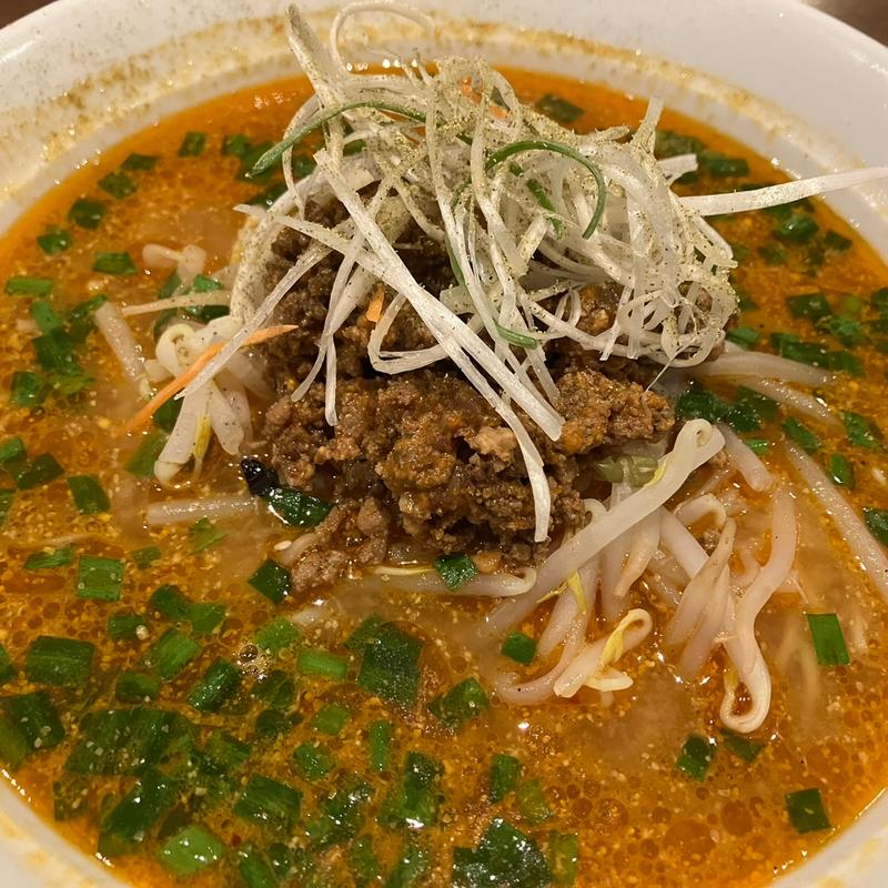 担々麺セット(健康中華 青蓮 川崎西口店)