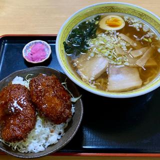 半ソースカツ丼&しょうゆラーメンセット(一風亭 )