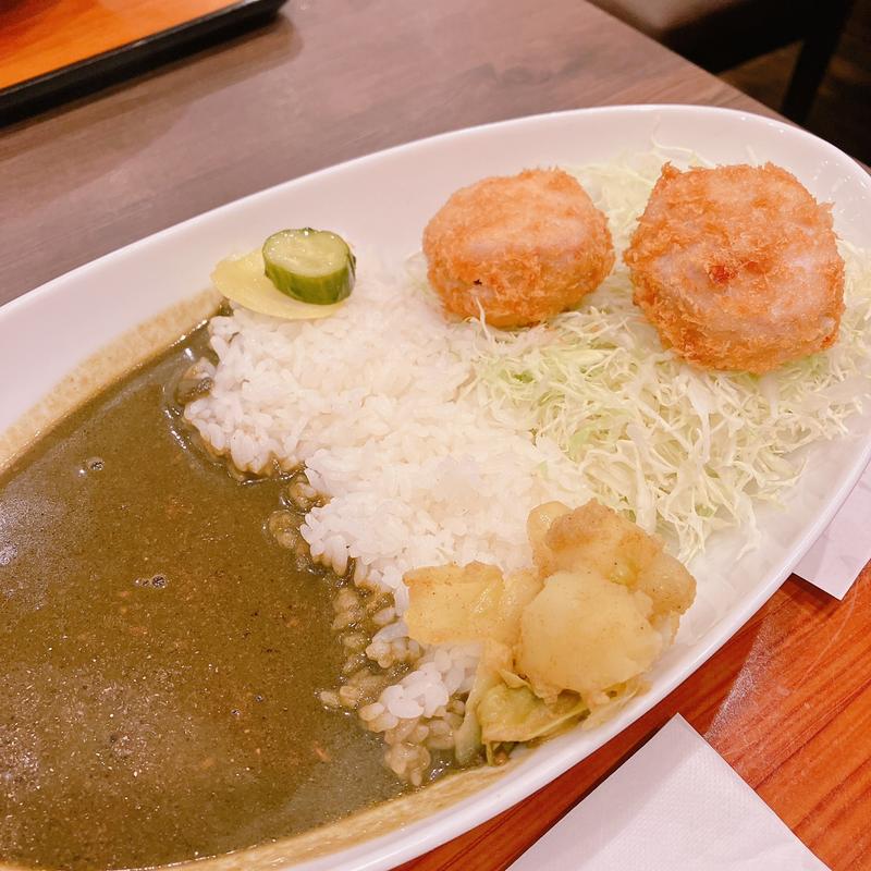 ひれかつとカレー(カツとカレーの店　ジーエス)