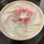 ストロベリーラベンダーティーラテ