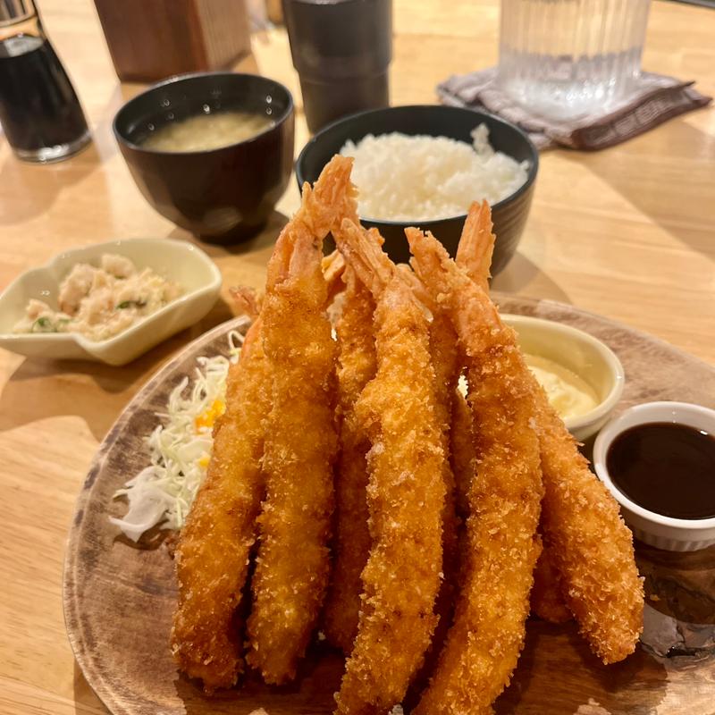 鬼海老フライ定食(BASE358（雑魚やグループ）)