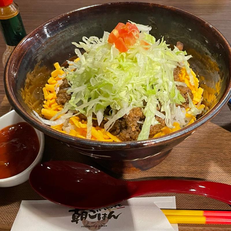 タコライス(いつでも朝ごはん 国際通り モーニングレストラン)